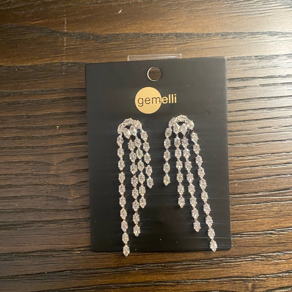 NEW Gemelli silver earrings